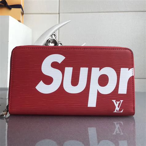 louis vuitton supreme wallet mens|louis vuitton supreme raincoat.